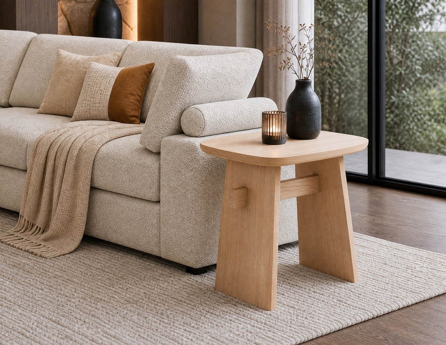 SOLENE modern scandinavian end table undefined