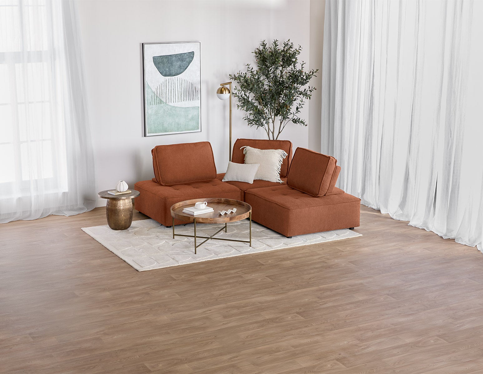 LEON modular sectional sofa customize to fit your space undefined