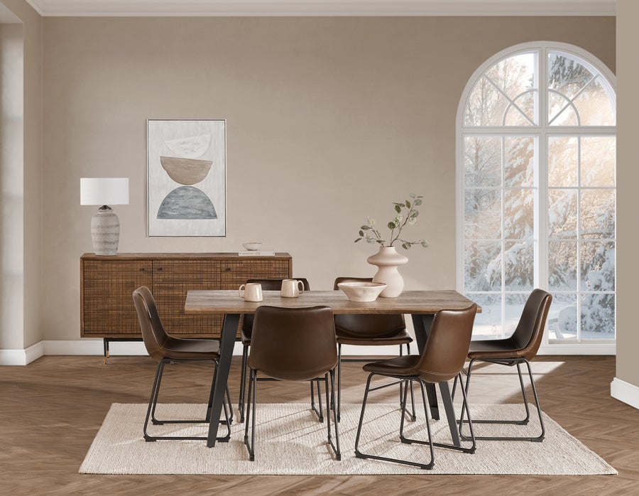 JERRY mid-century modern dining table 160 cm undefined