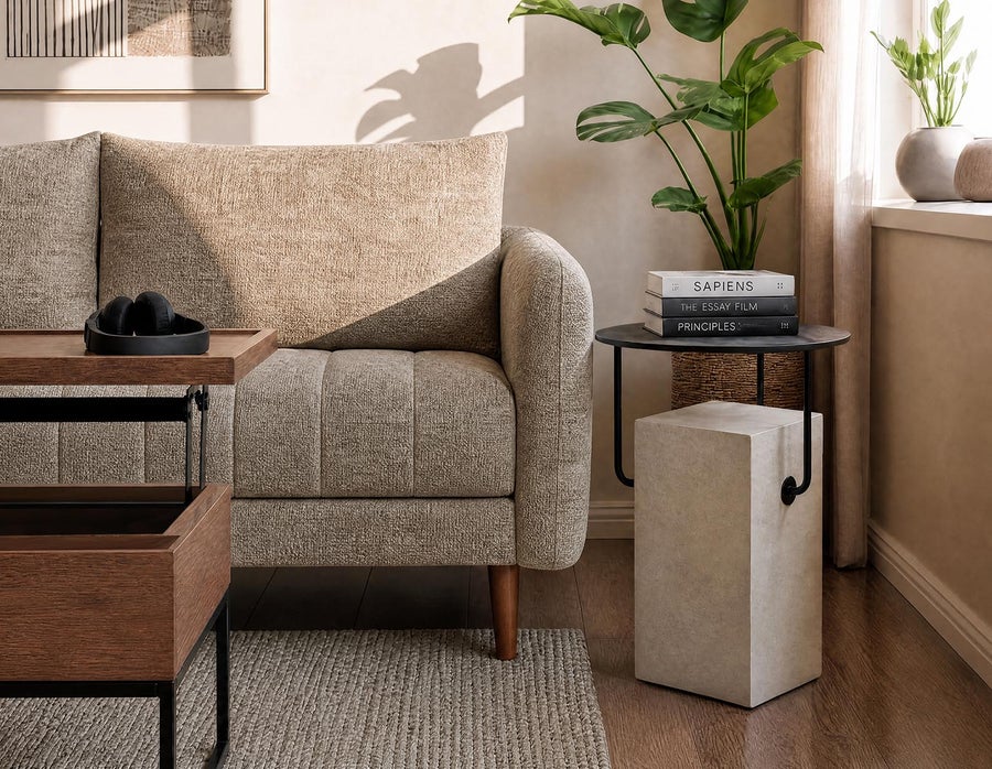 GENNY modern contemporary end table 45cm undefined