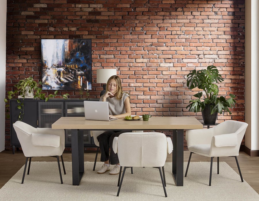 KIERA modern dining table 180cm undefined