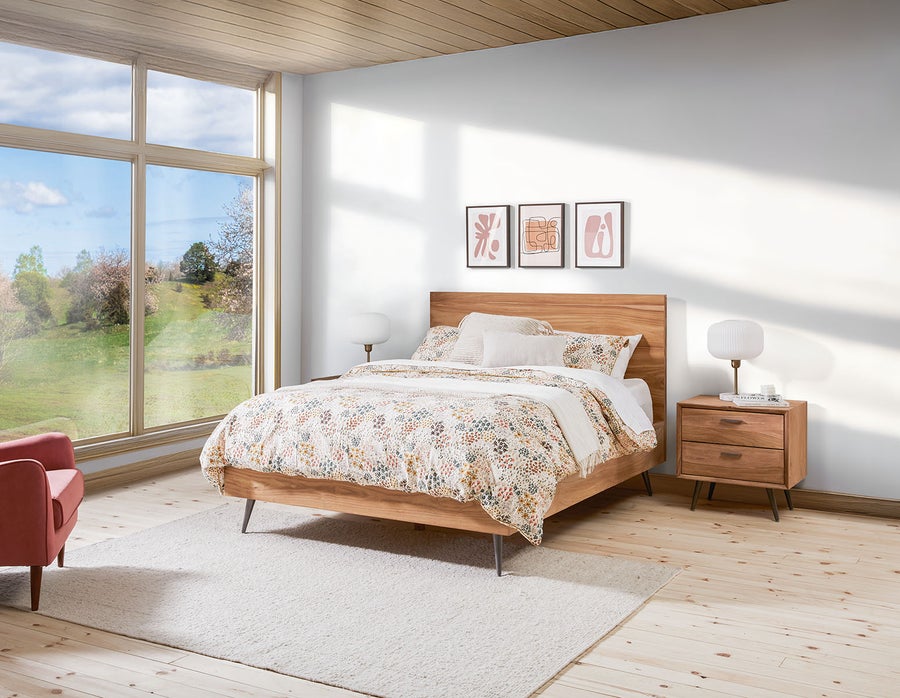 JENSON rosewood queen size bed undefined