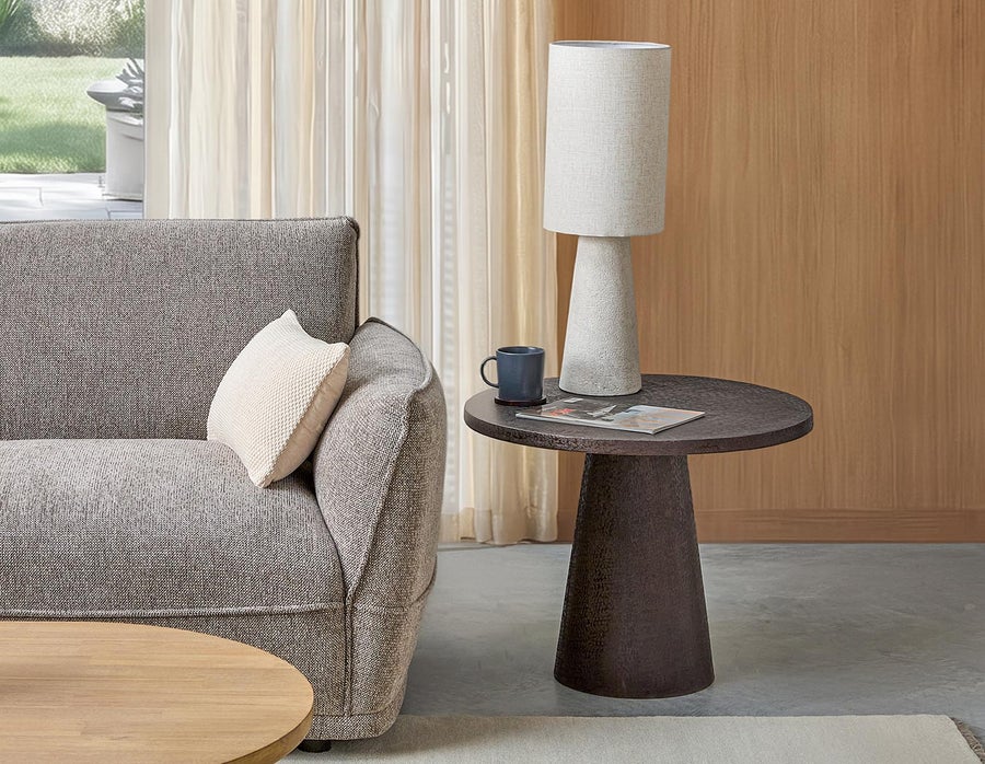 KERALA table d'appoint en aluminium fabriquée à la main 63 cm undefined