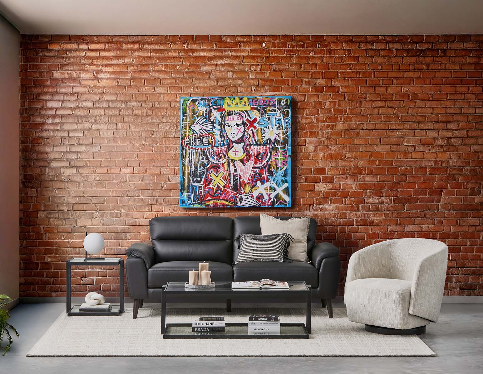 ADLEY acrylic painting 110 x 110 cm undefined