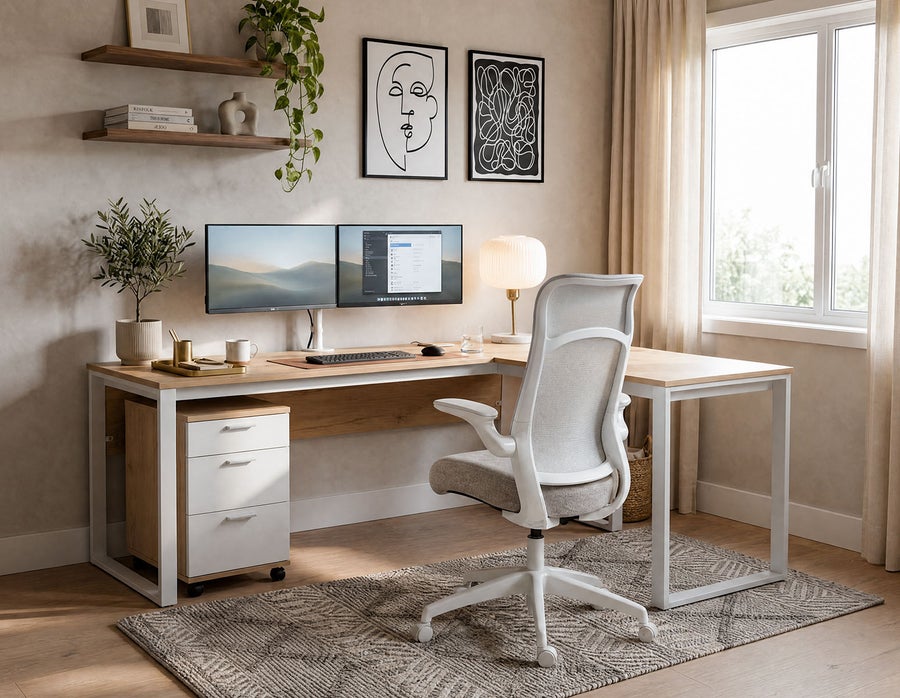 MICK reversible L-shaped desk undefined