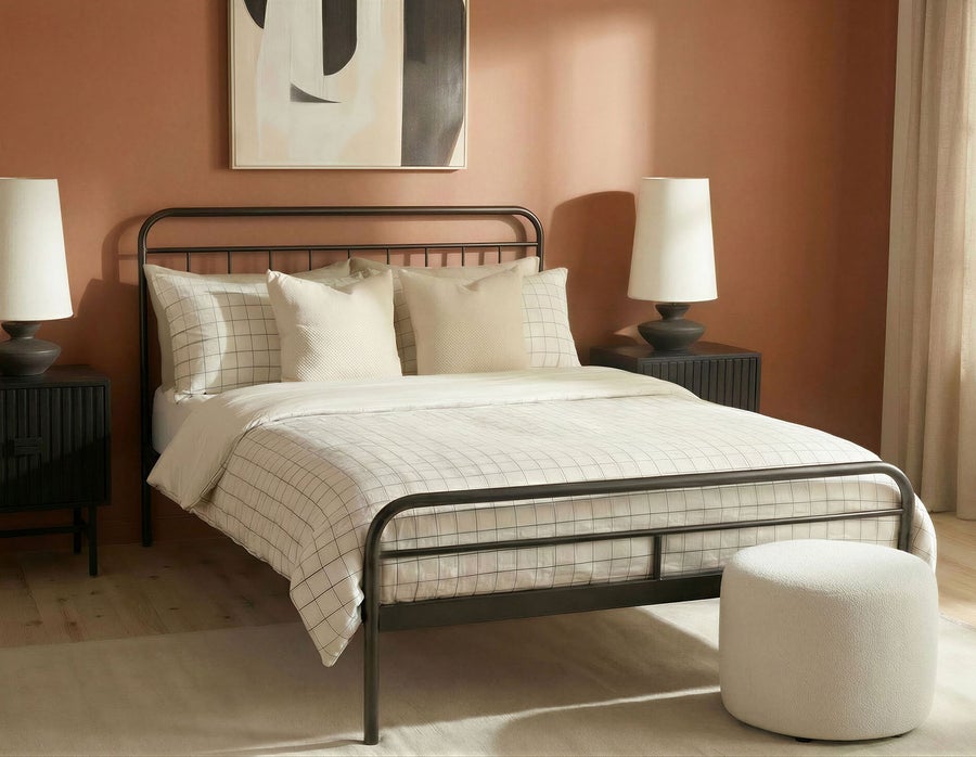 SHELBURN 3-piece queen duvet cover set undefined