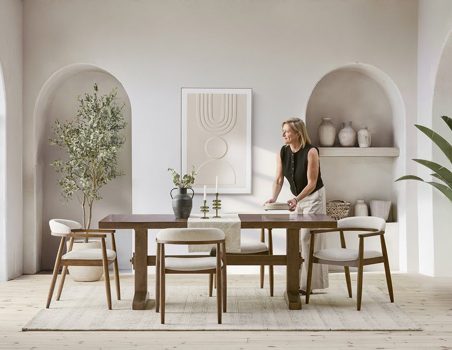 CELIO rustic dining table 200 cm undefined