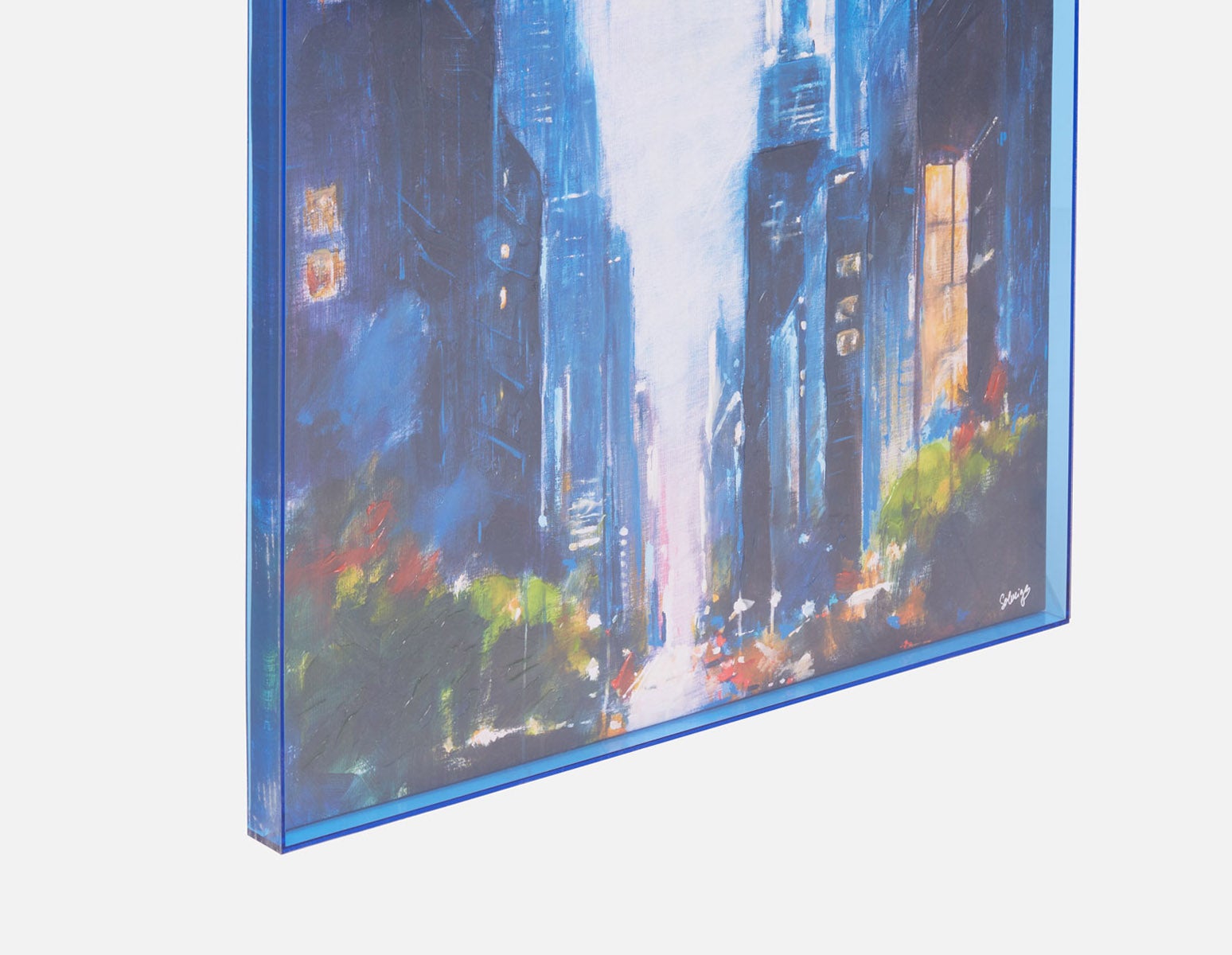 NOVA œuvre en boîte acryliquee 85 x 85 cm undefined