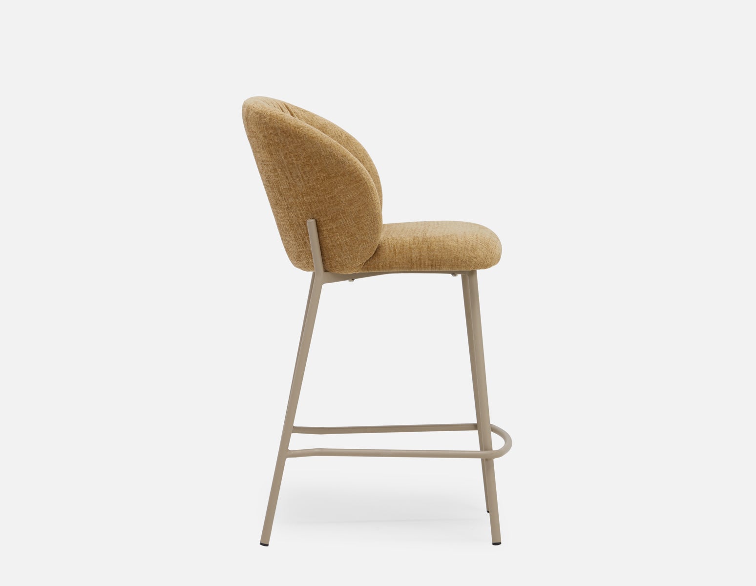ELODI contemporary counter stool with backrest 66cm undefined