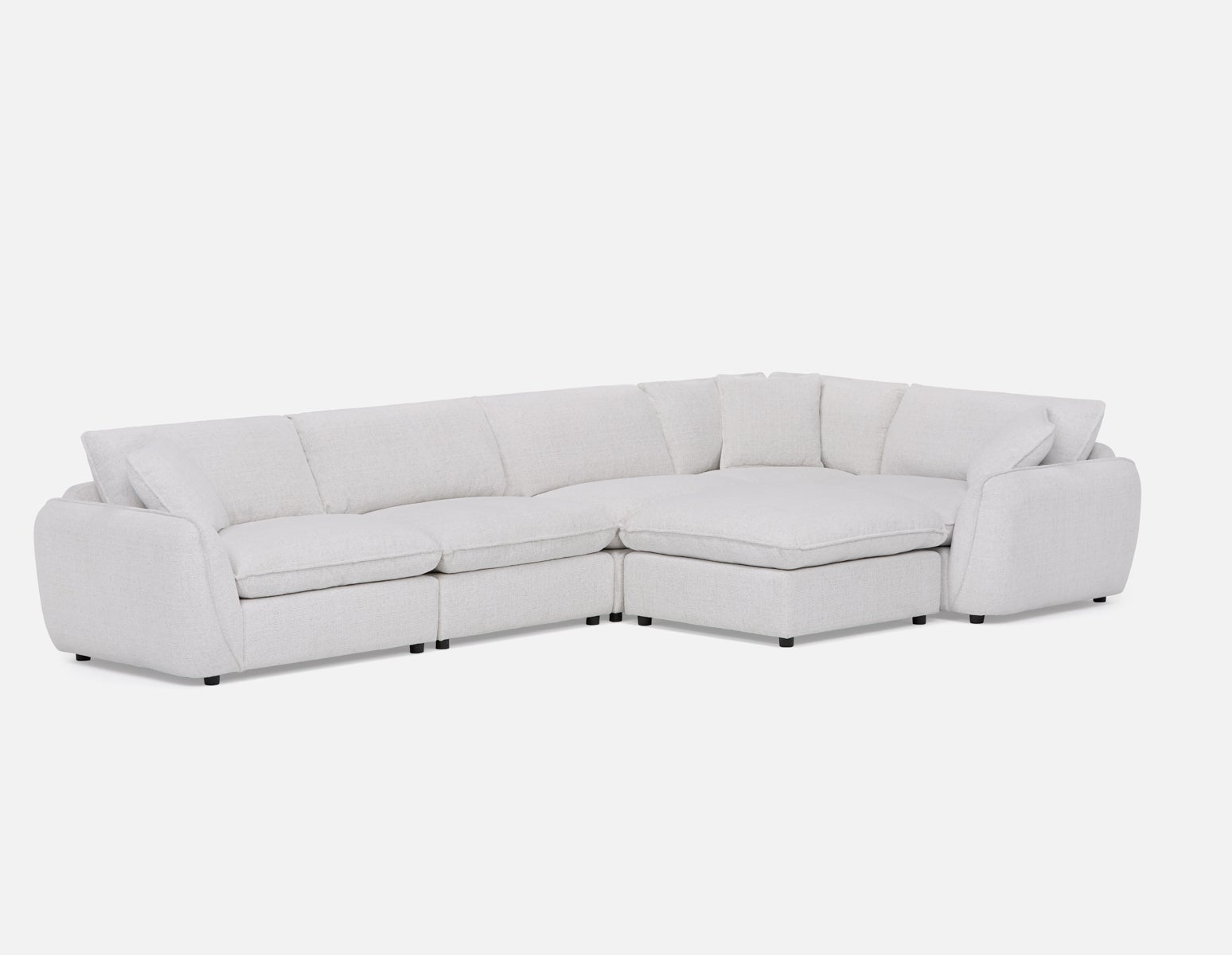 KIMM contemporary 6-pc modular sectional sofa undefined