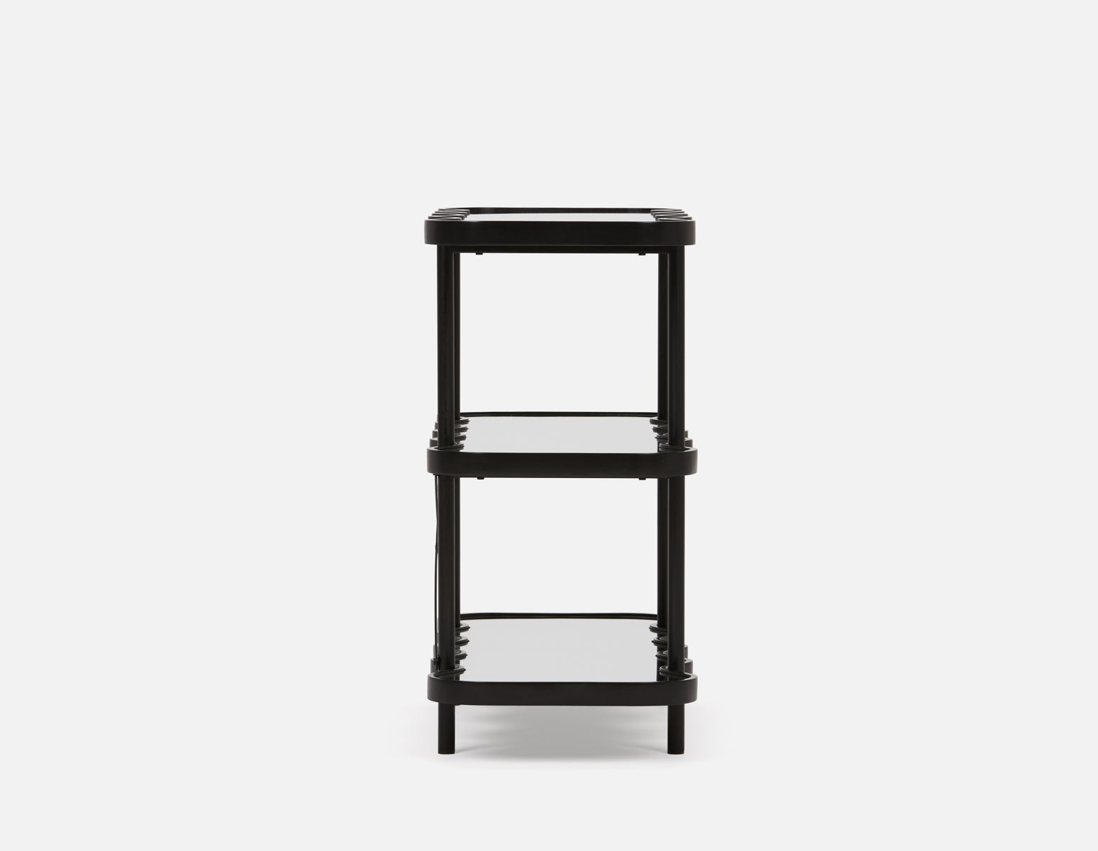 KAYRA 3-tier mirrored Shelves 100 cm undefined