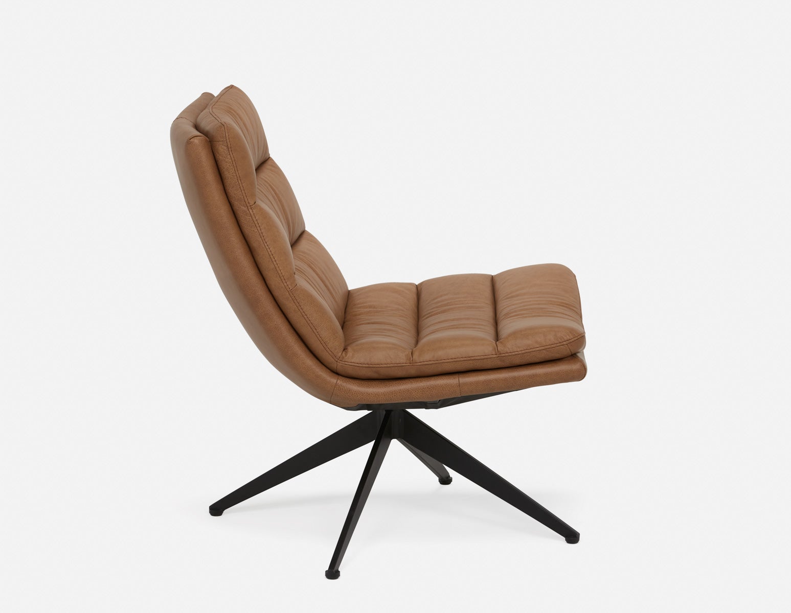 DORADA 100% leather swivel armchair undefined