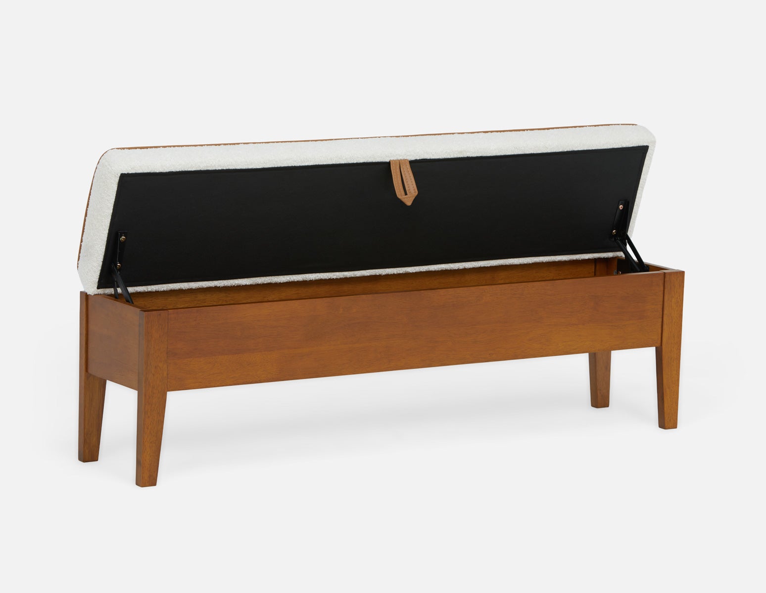 BENA mid-century modern storage bench undefined