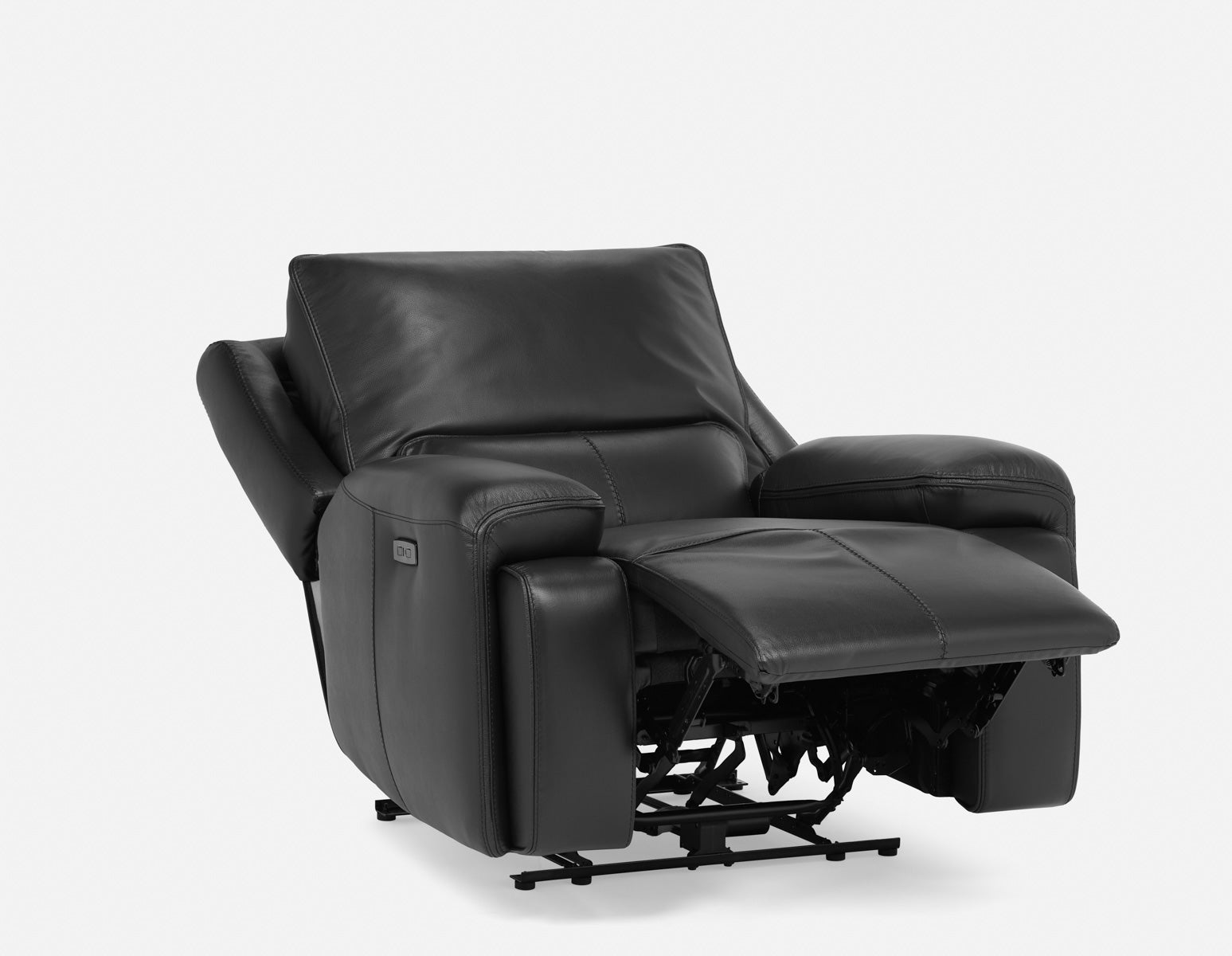FAOUZI fauteuil inclinable en cuir contemporain undefined