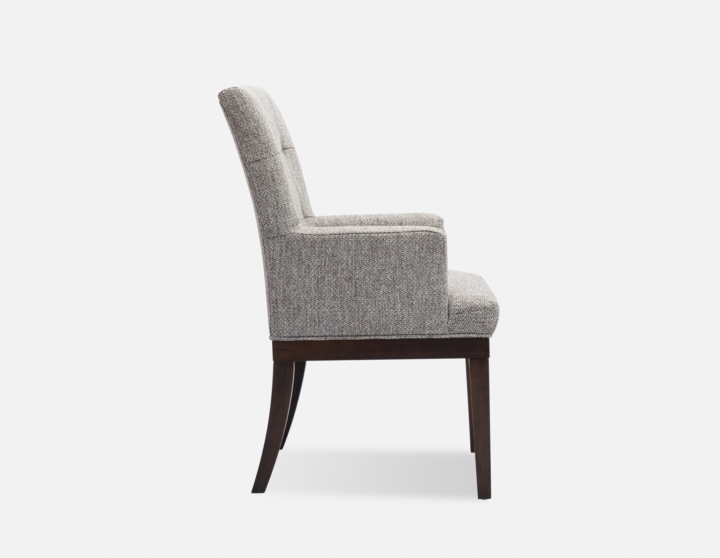 VICTORIA chaise de salle à manger capitonnée avec accoudoirs undefined