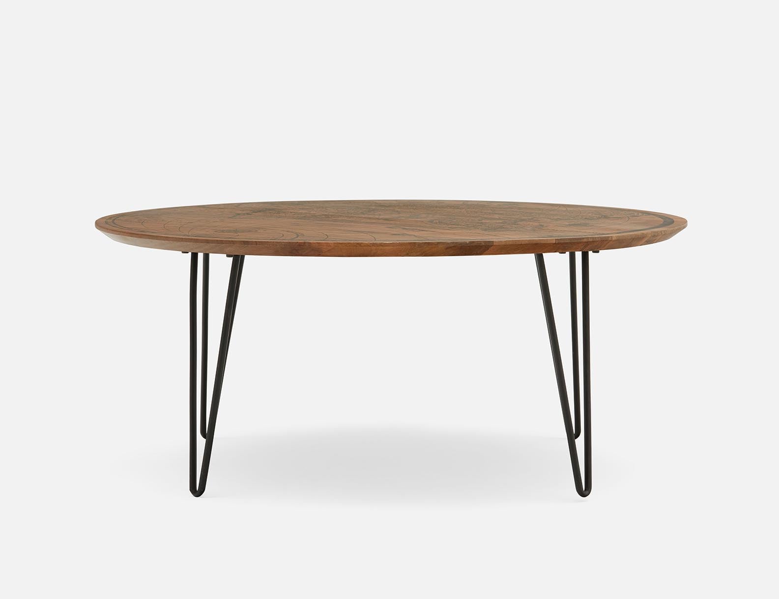 AIDEN mango wood coffee table 90 cm undefined