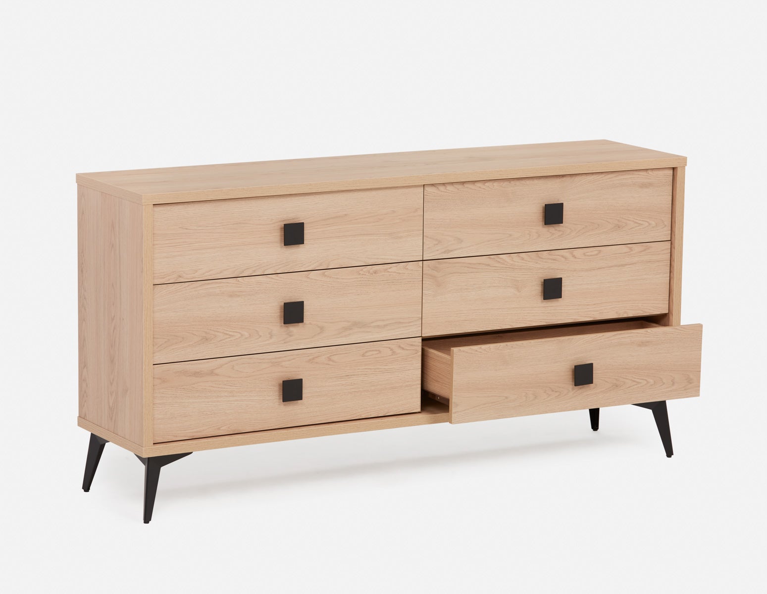 KIERA commode 6 tiroirs moderne du milieu du siècle undefined
