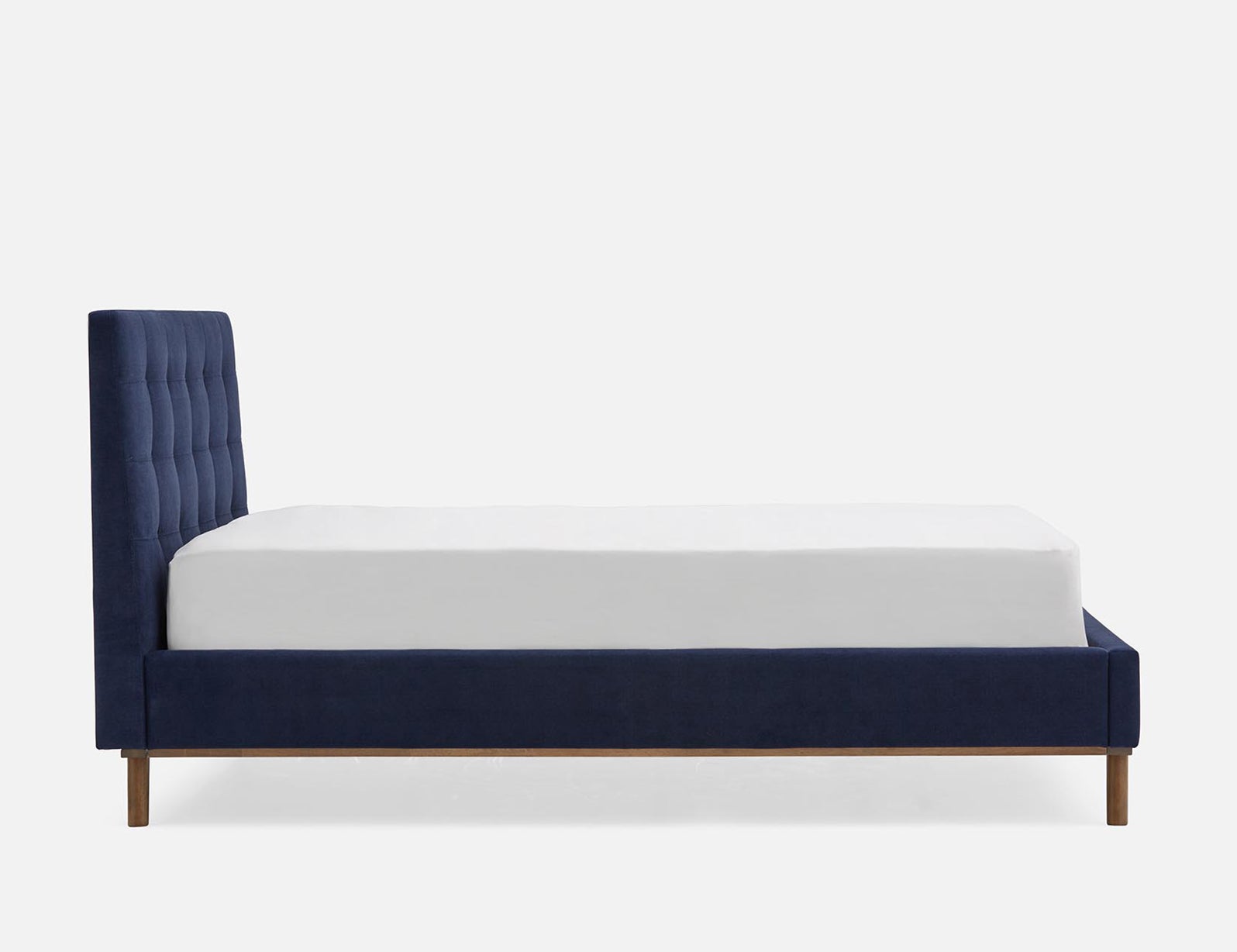 CARME mid-century modern tufted upholstered queen size bed undefined