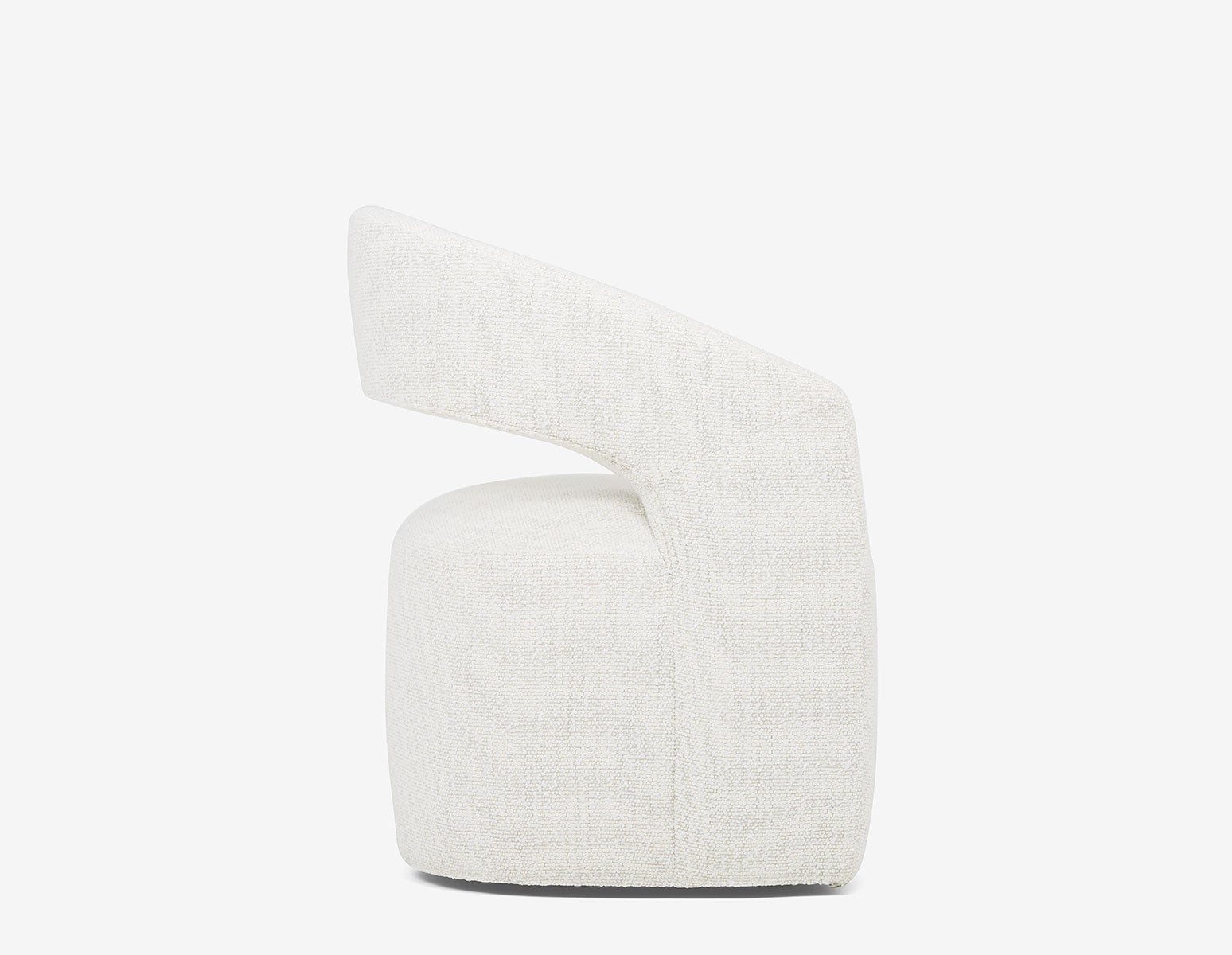 TIVOLI modern contemporary dining chair on casters undefined