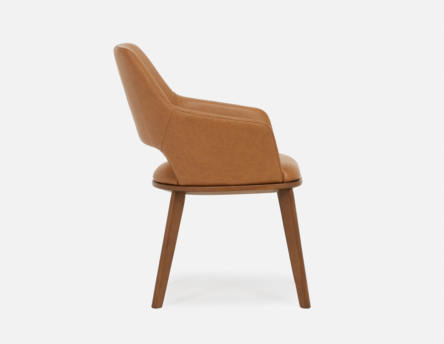 VITTA 100% leather modern contemporary dining chair undefined
