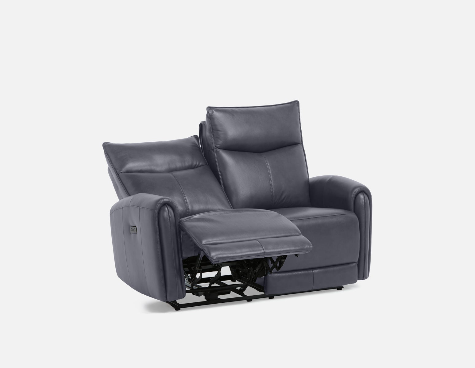 CALVERO causeuse inclinable électrique 100% cuir avec port usb contemporaine undefined