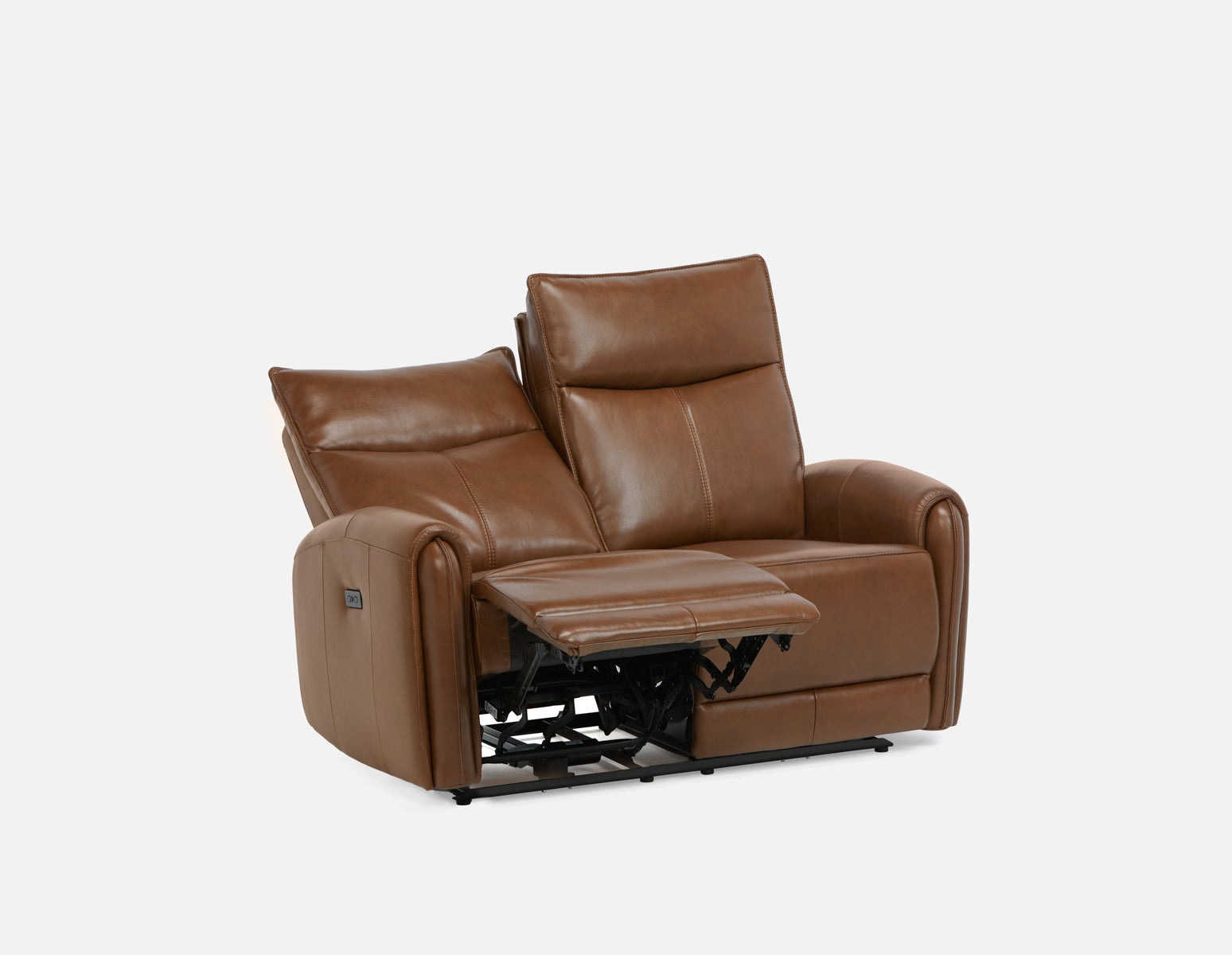CALVERO causeuse inclinable électrique 100% cuir avec port usb contemporaine undefined