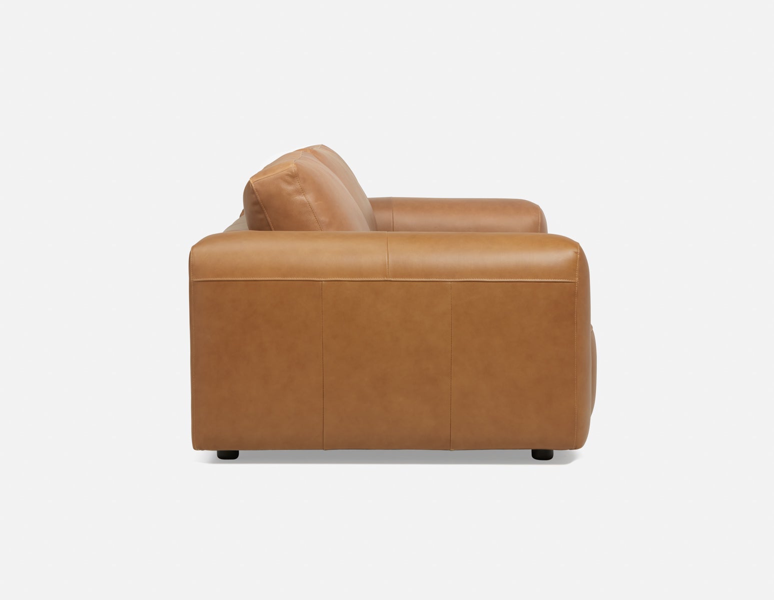 NATALIA Canapé d'appartement 100% cuir 81" undefined