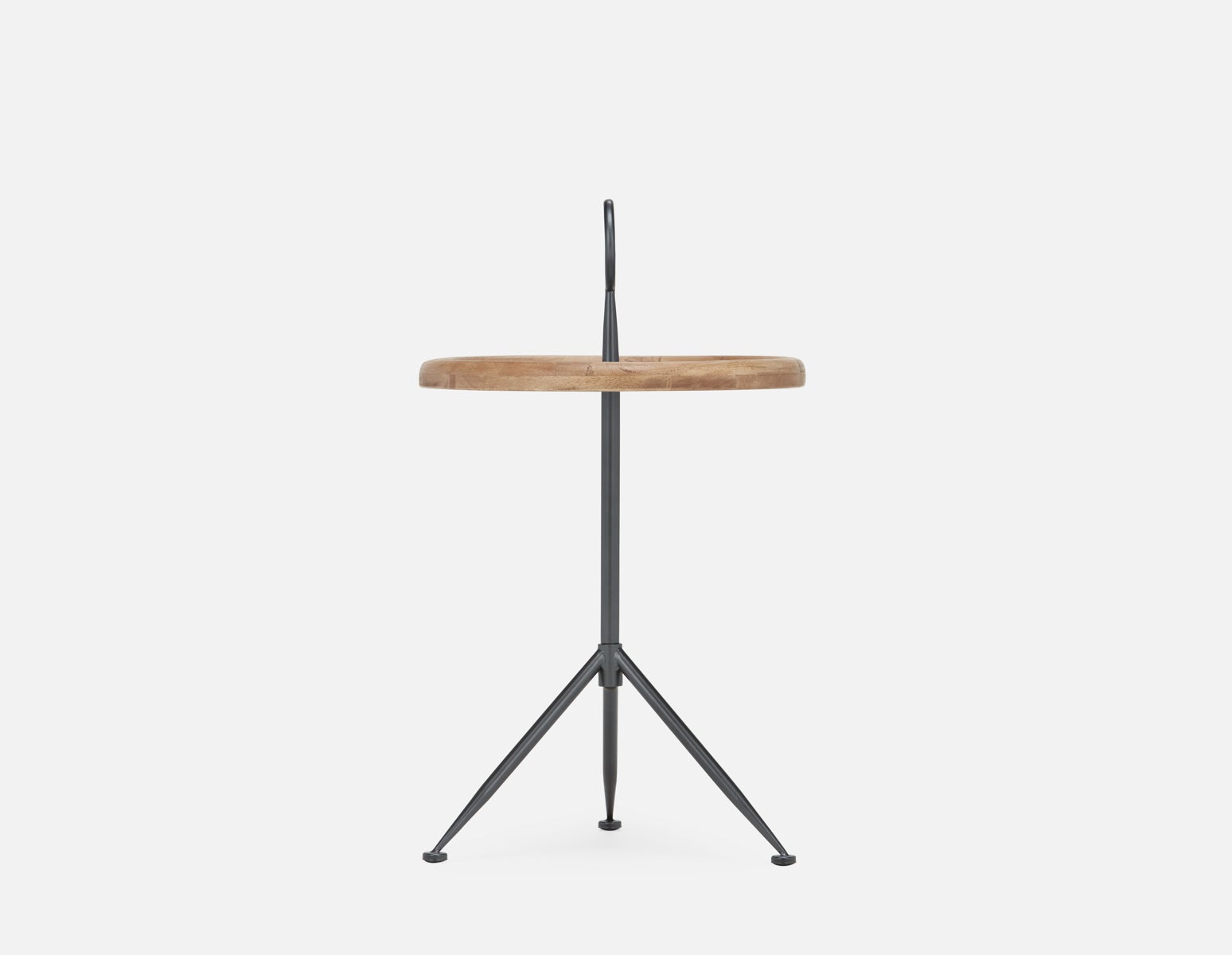 ELLIE mid-century modern round end table 43cm undefined