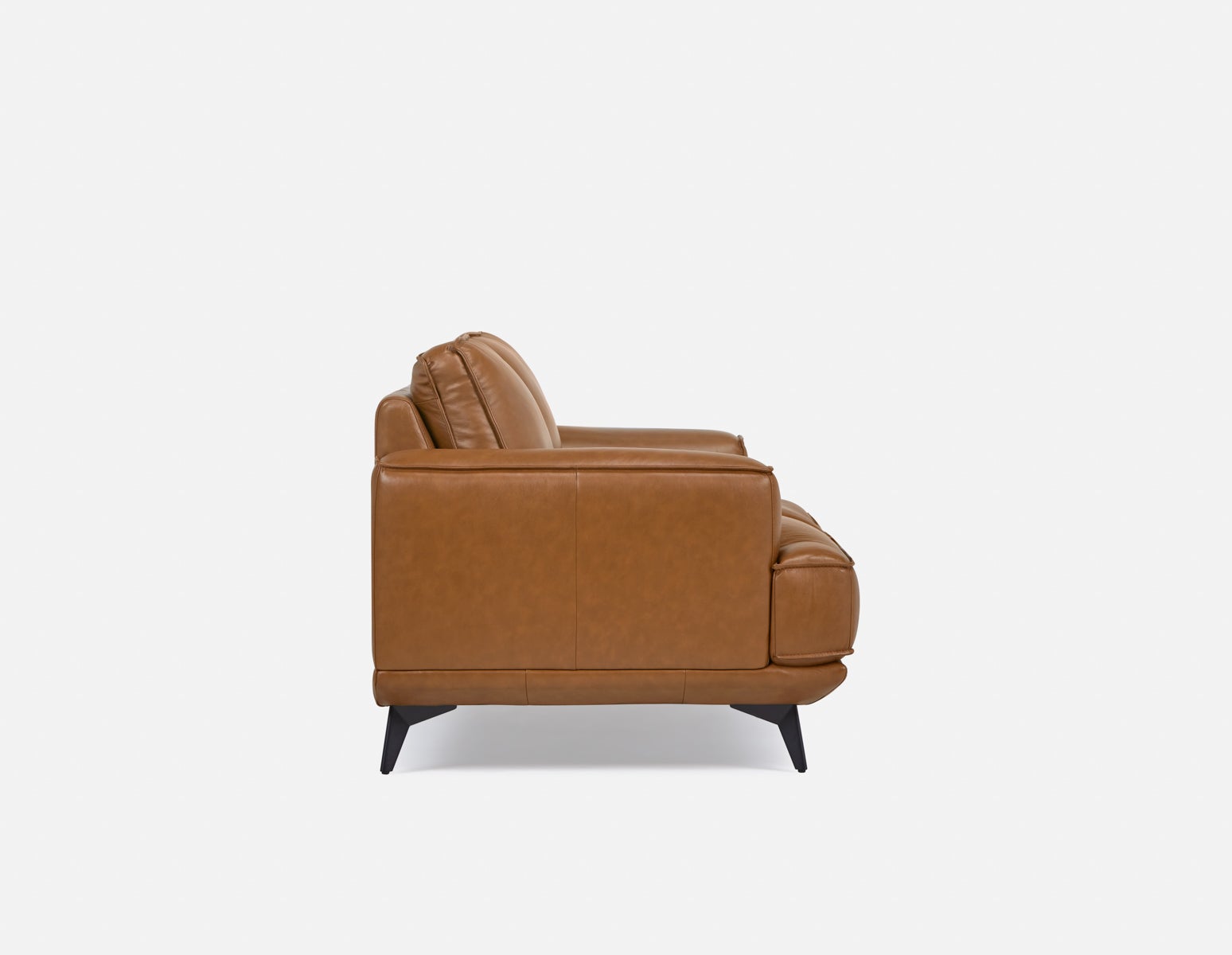 ALPHA causeuse 100% cuir du milieu du siècle undefined