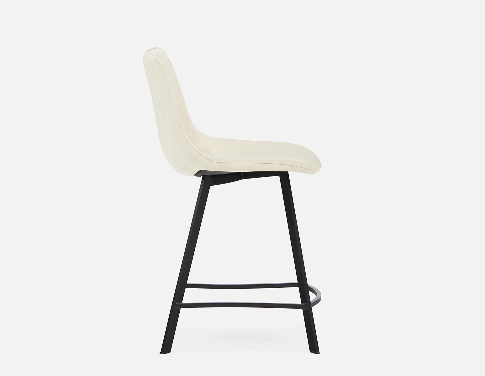 MALI tabouret de comptoir moderne avec dossier 61 cm undefined