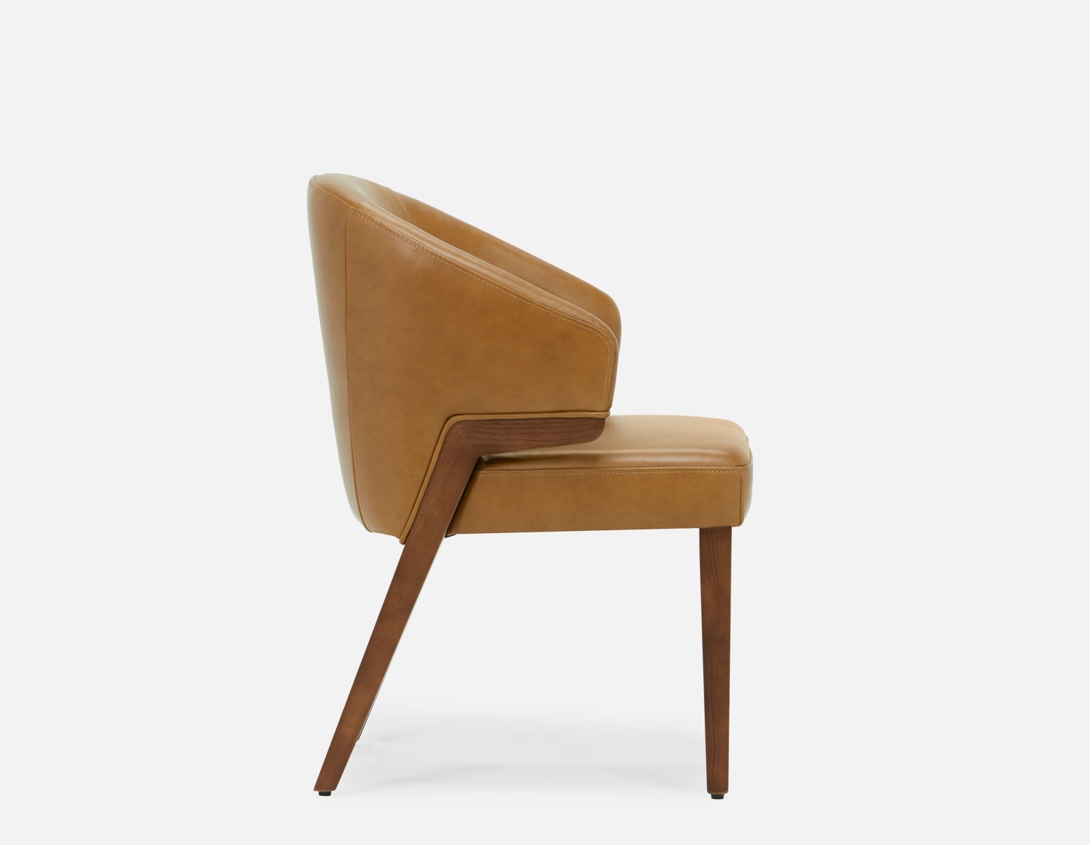 AKSEL leather dining chair undefined