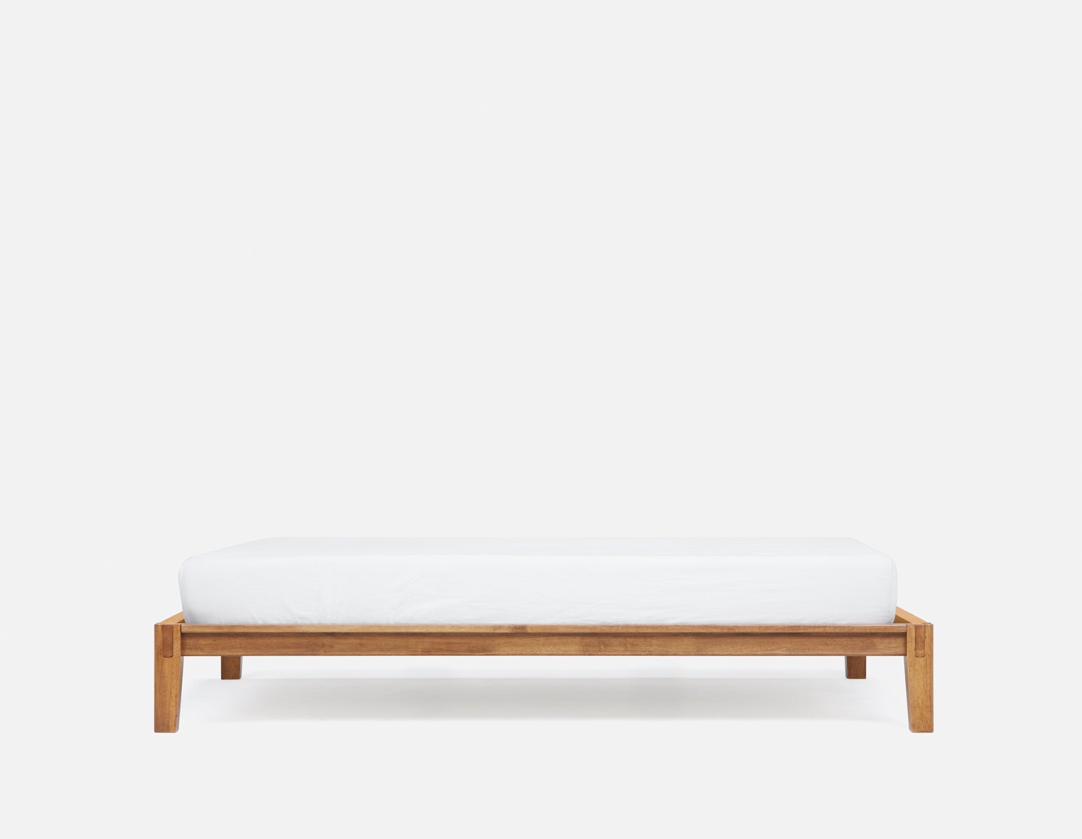 BENA mid-century modern double size bed frame undefined
