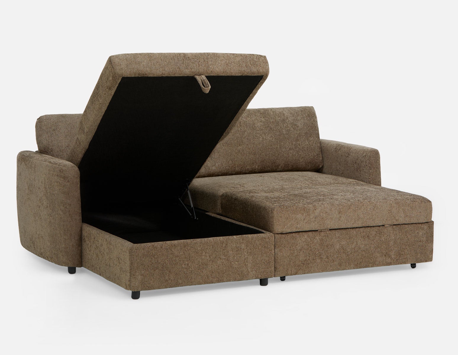 JANICE modern interchangeable storage sectional sofa-bed undefined