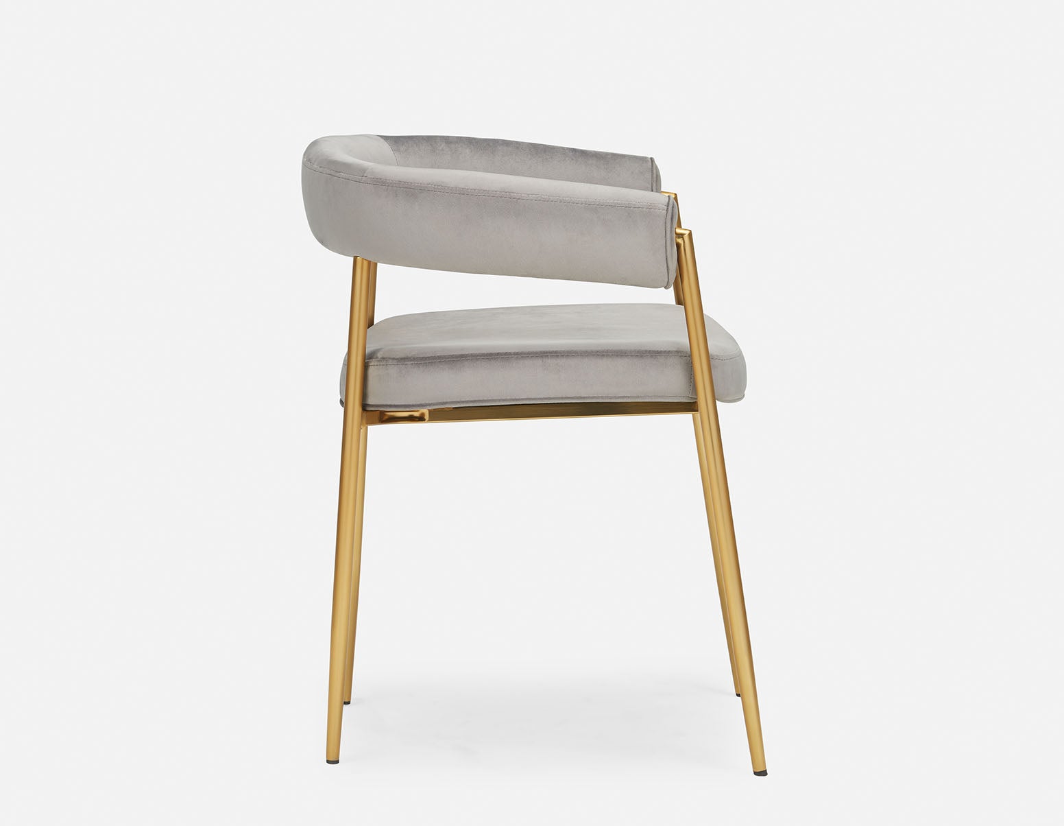TAURO velvet chair, gold plated frame undefined