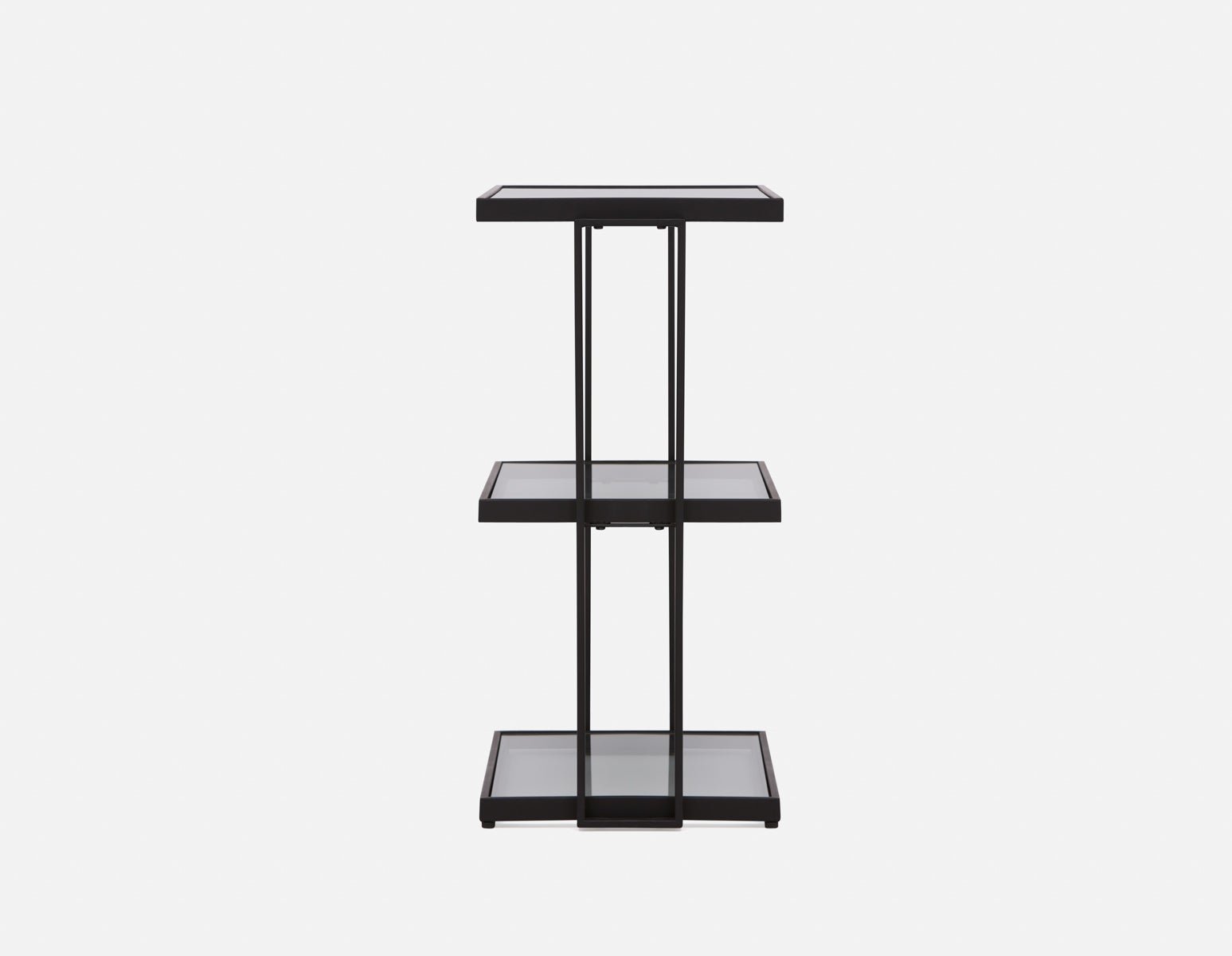 AGLAYA 3-Tier tempered Glass Shelves 84cm undefined