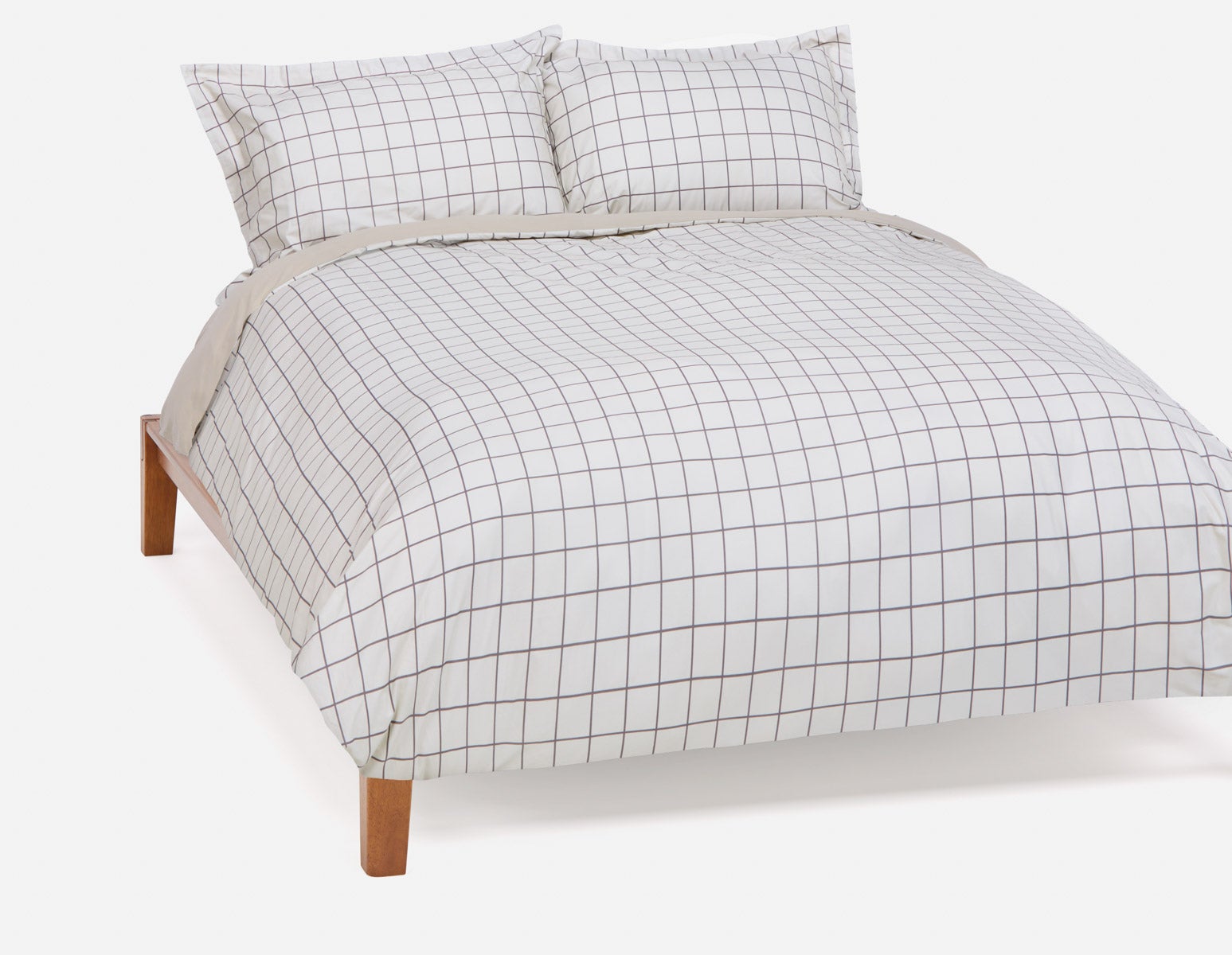 SHELBURN 3-piece queen duvet cover set undefined