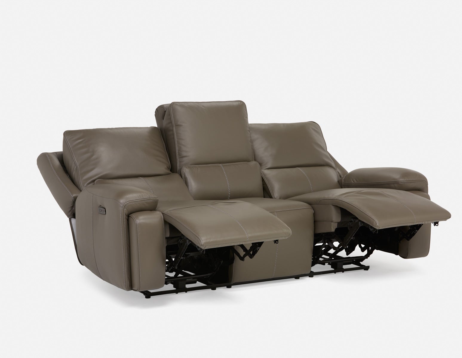 FAOUZI canapé inclinable en cuir contemporain undefined