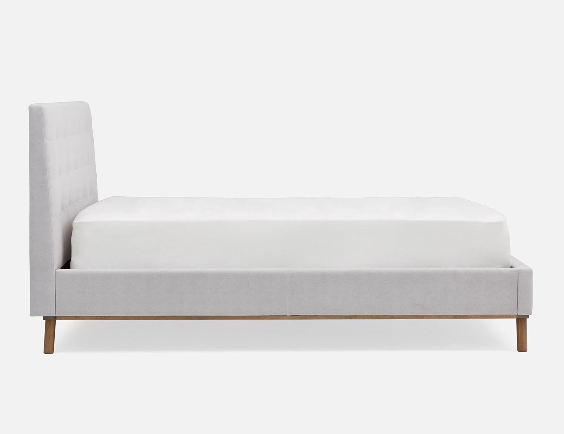 CARME mid-century modern tufted upholstered king size bed undefined