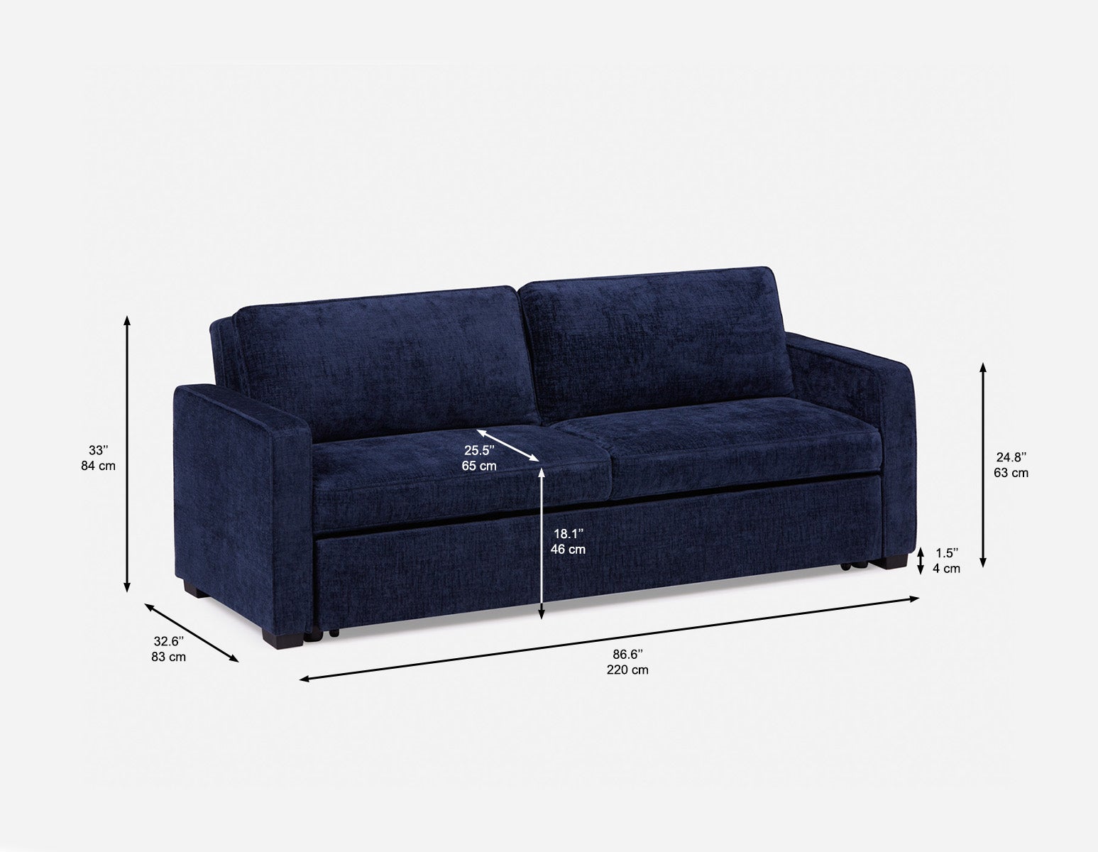 VITO contemporary sofa-bed undefined
