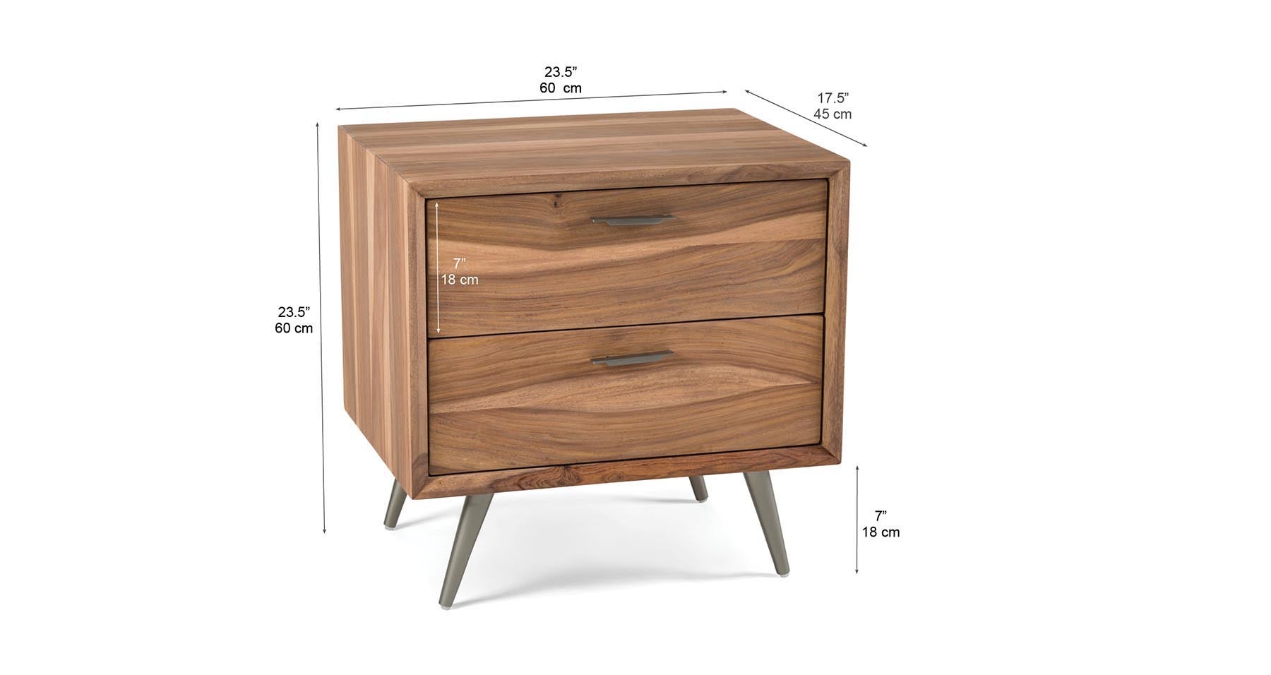JENSON rosewood nightstand undefined