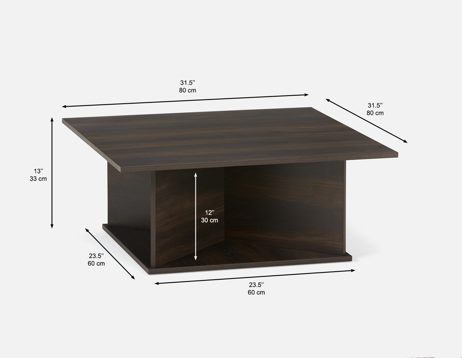 LUCAS square coffee table undefined