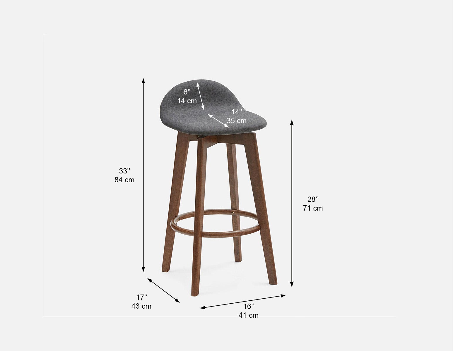 STAFFAN bar stool 71cm undefined