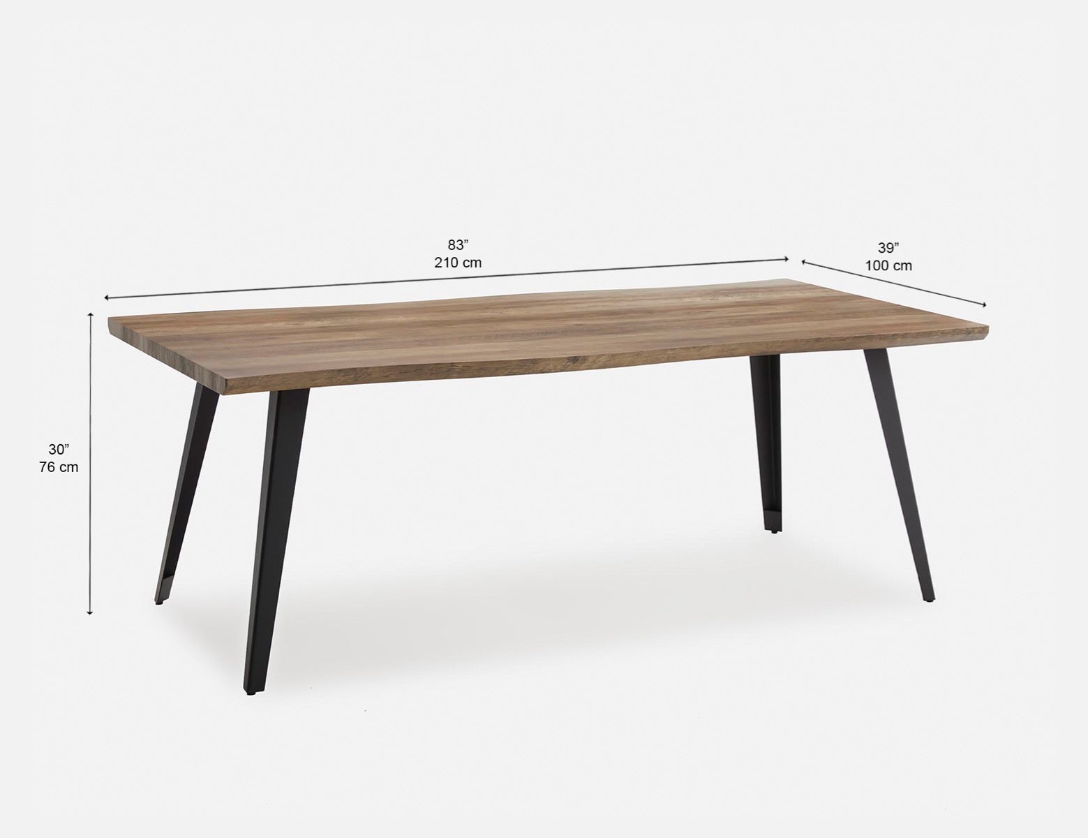 JERRY large dining table 210 cm undefined