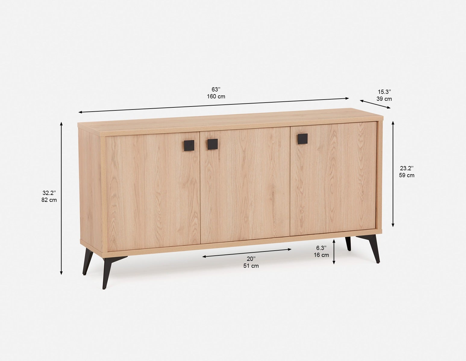 KIERA buffet moderne du milieu du siècle undefined