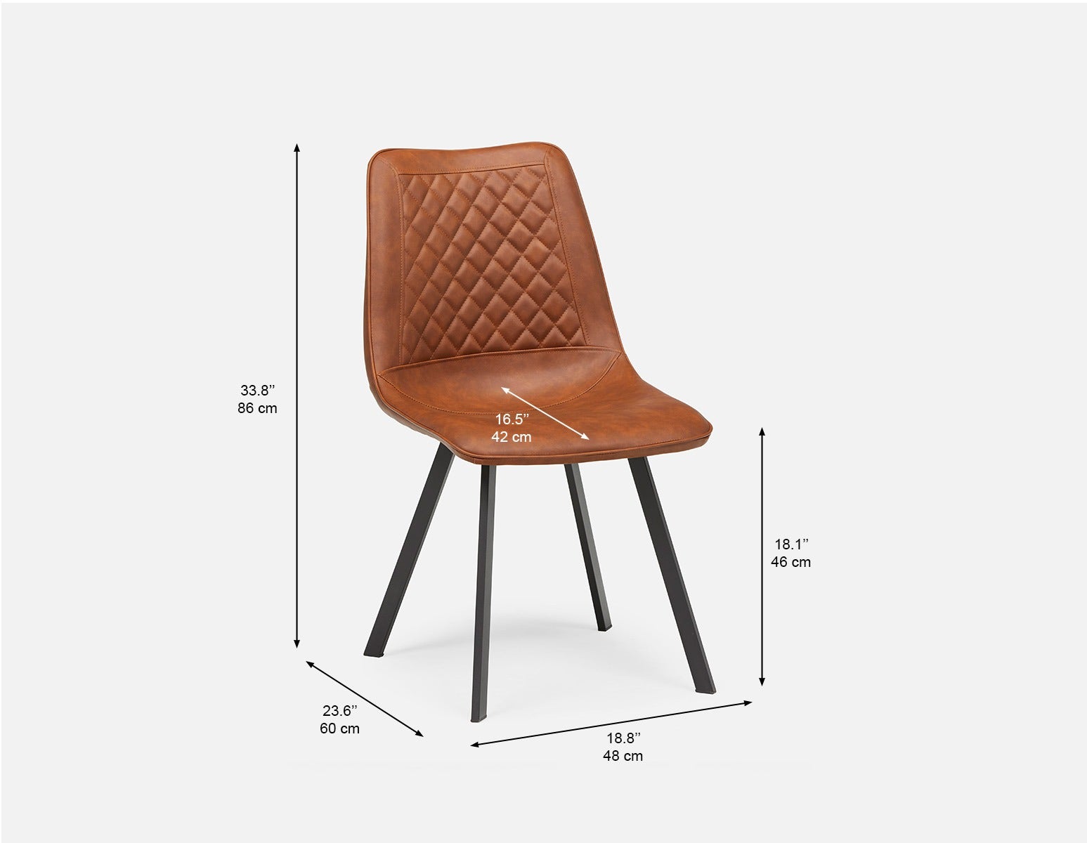 MALI mid-century modern dining chair undefined