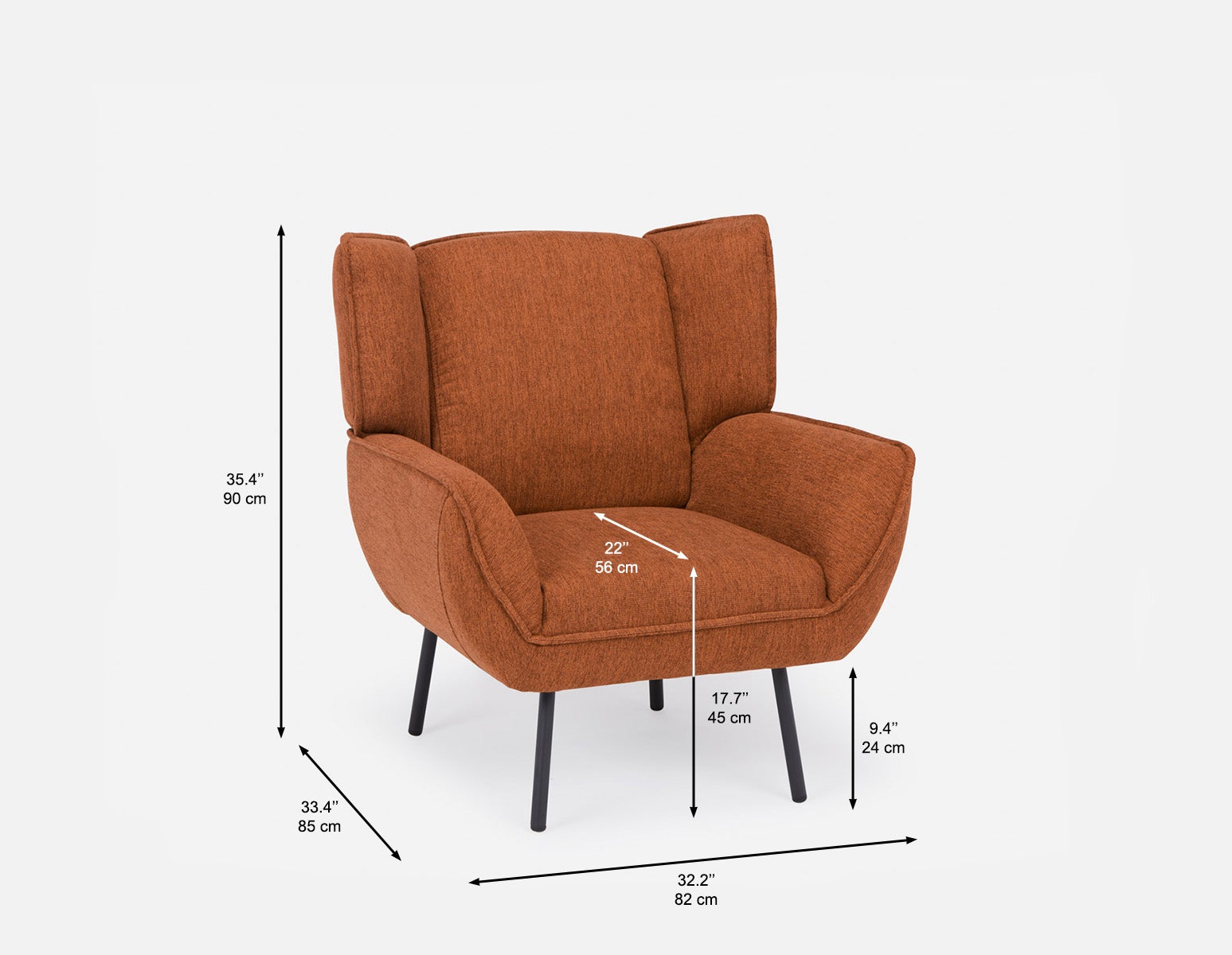 MARJORIE modern contemporary armchair undefined