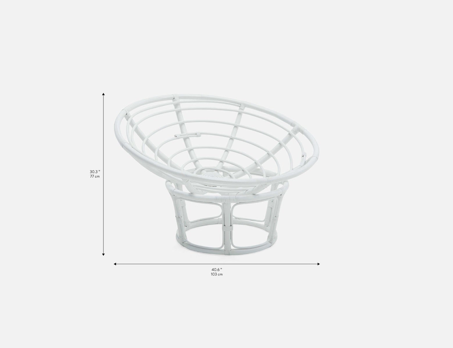 PAPASAN chaise d'appoint en rotin undefined