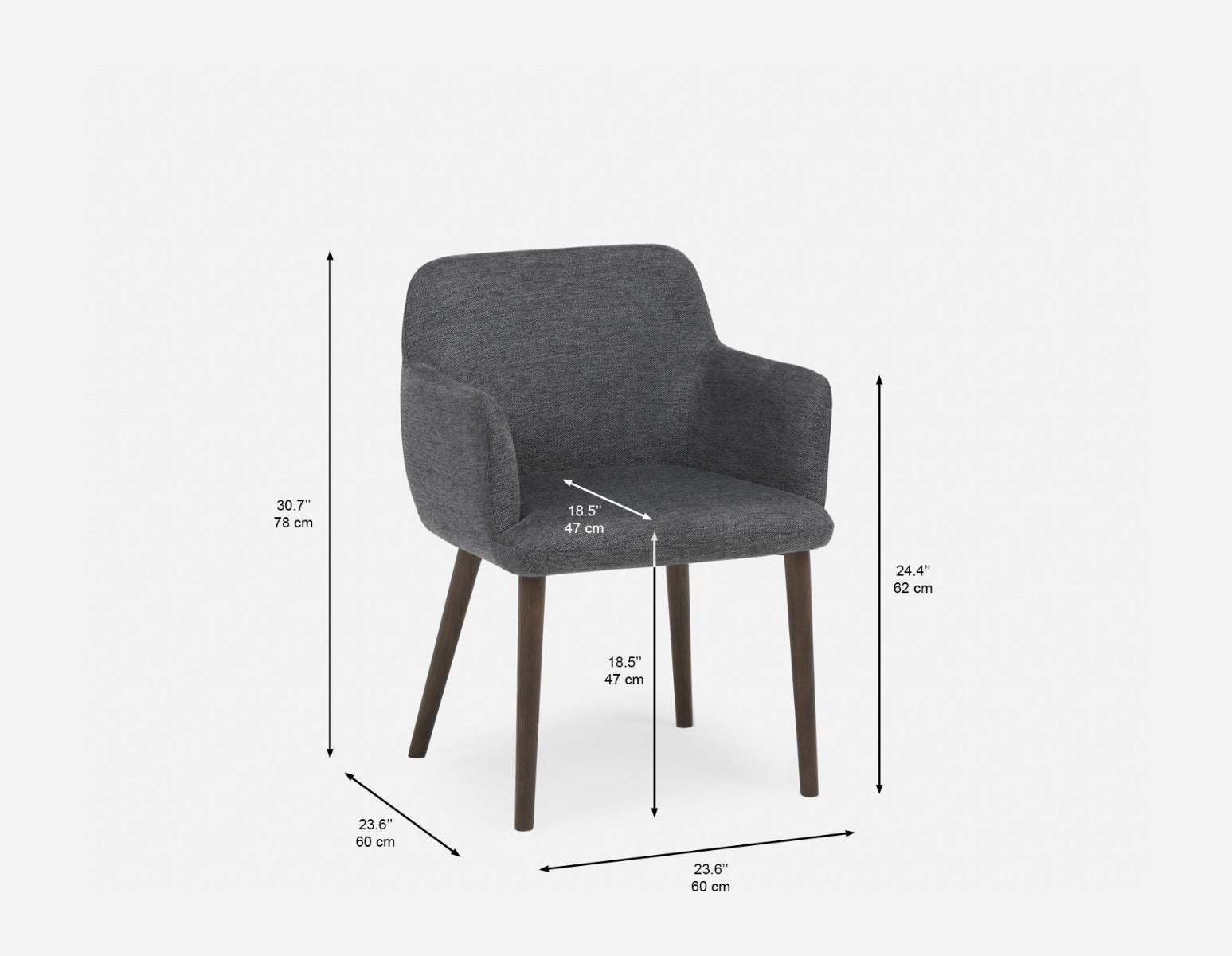 JUNIPER chaise de salle à manger avec accoudoirs undefined