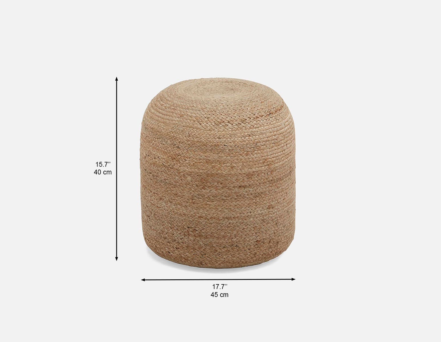 REILLY pouf en jute tressé undefined