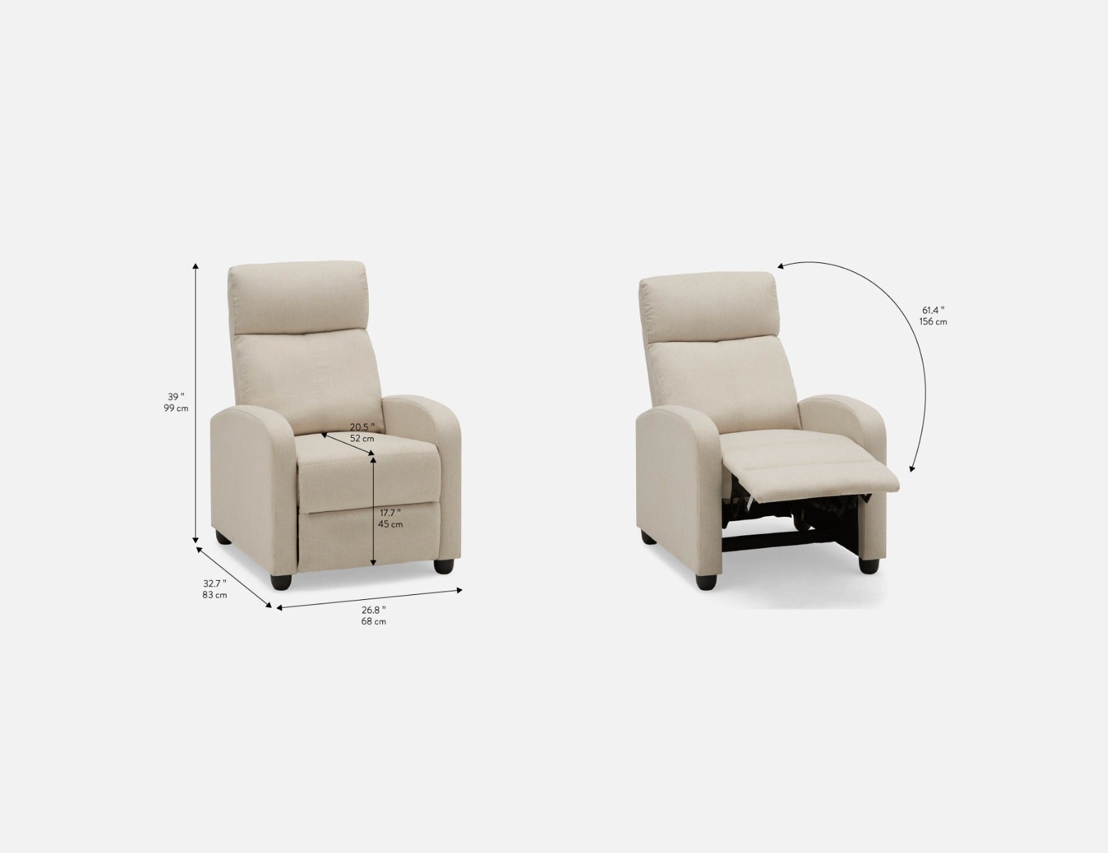 BIXX fauteuil inclinable contemporain undefined